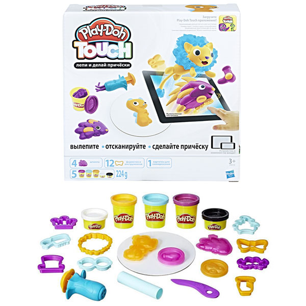 Игровой набор Play-Doh - Лепи и делай прически Игровой набор Play-Doh - Лепи и делай прическиПластилин Play-Doh<br>Игровой набор Play-Doh - Лепи и делай прически<br>