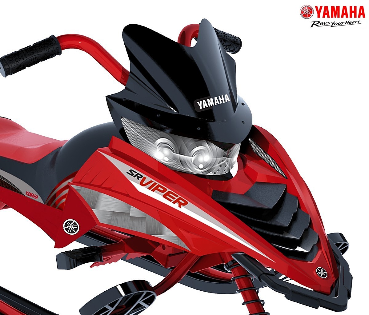 Снегокат Yamaha Viper Snow Bike YMC17001X, красный  