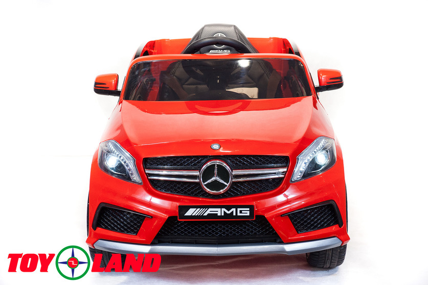 Электромобиль Mercedes-Benz A45, красный, свет и звук  
