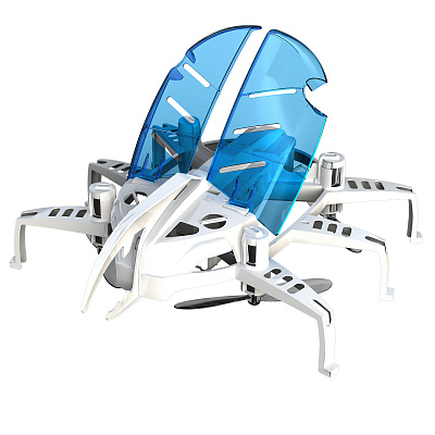 Робот-трансформер – Летающий жук, белый 
