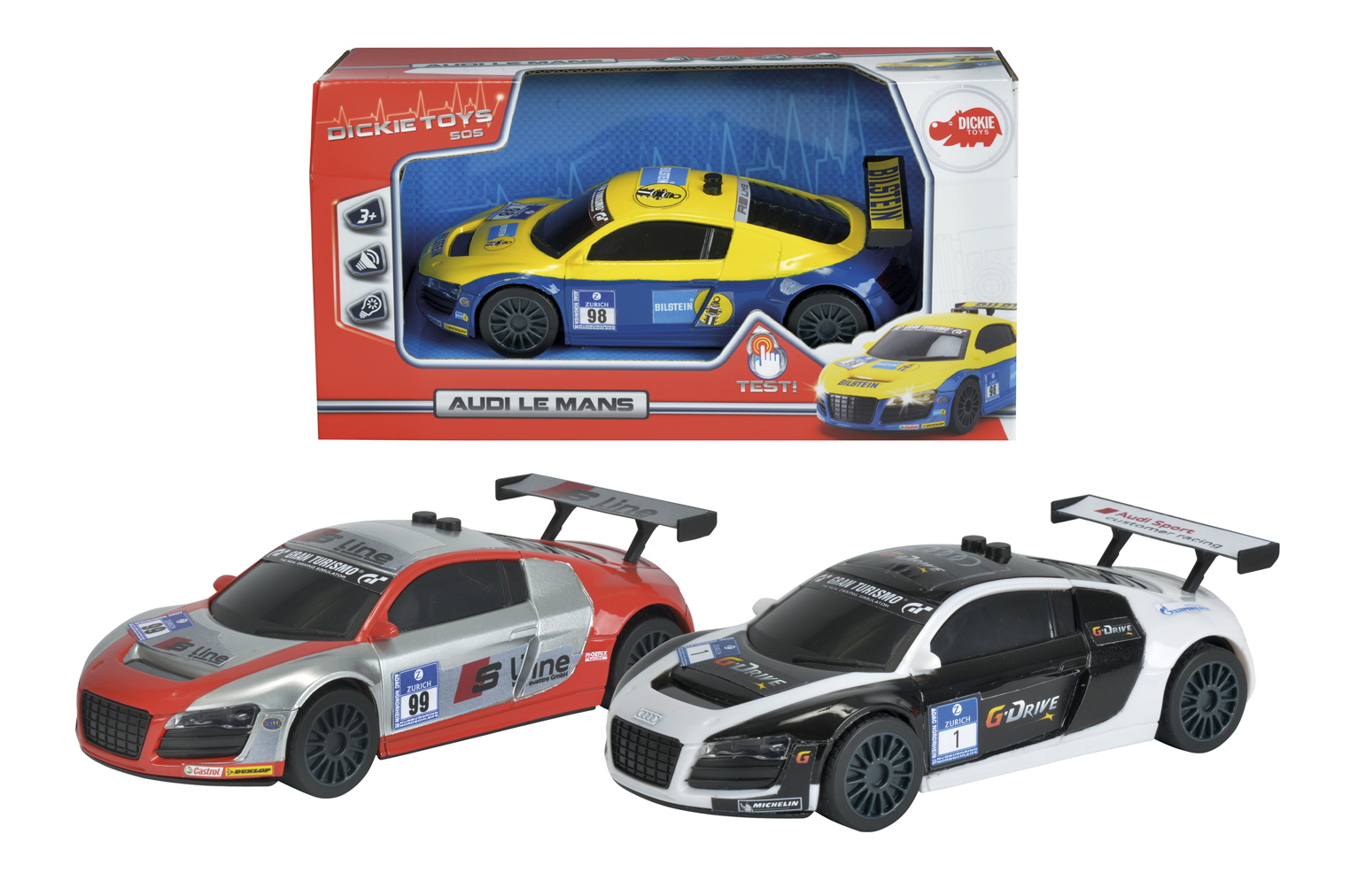 Гоночная машина Audi Le Mans, 19 см., масштаб 1:24, 3 вида Гоночная машина Audi Le Mans, 19 см., масштаб 1:24, 3 видаAudi<br>Гоночная машина Audi Le Mans, 19 см., масштаб 1:24, 3 вида<br>