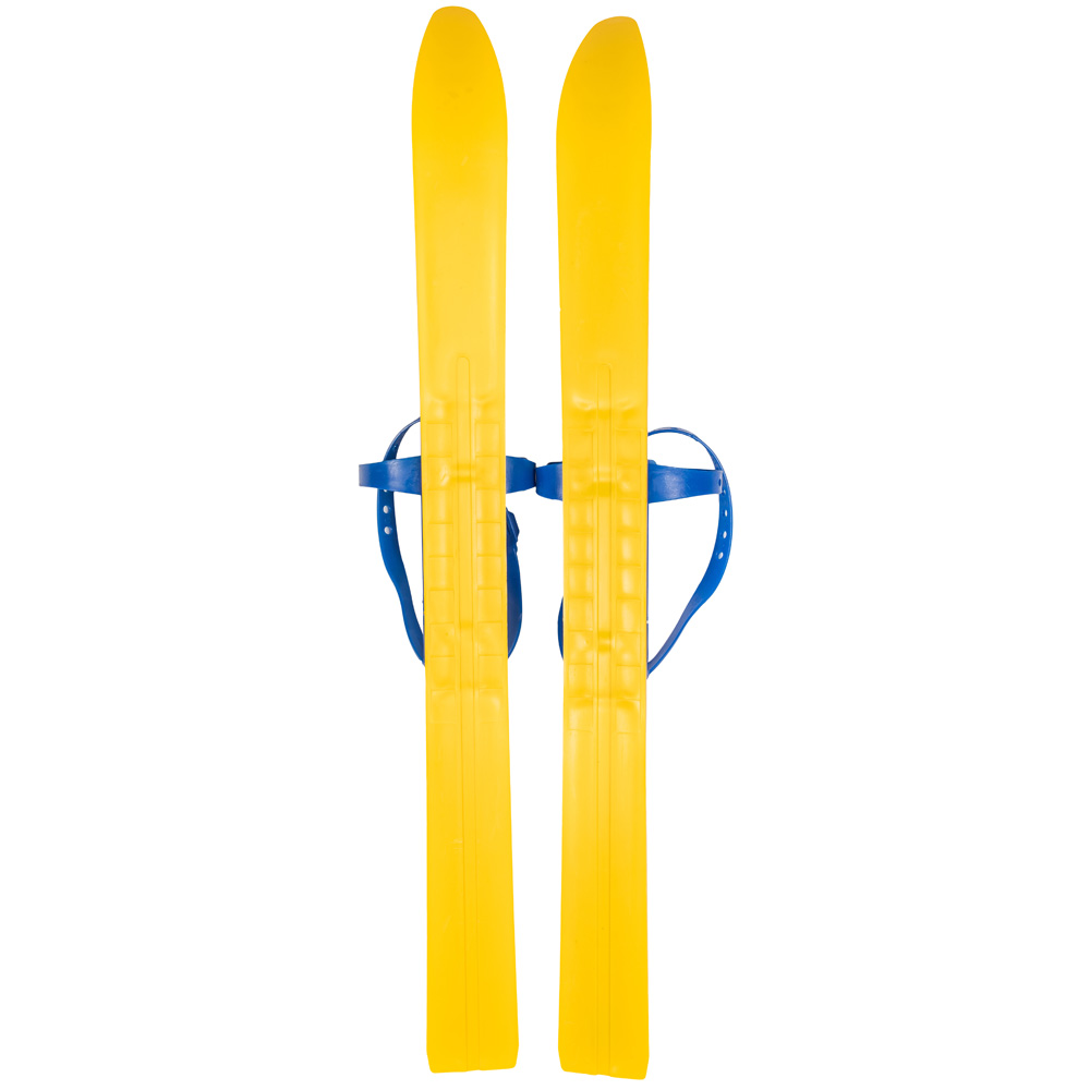 Лыжи детские Олимпик-Спорт - Мишки, с палками  