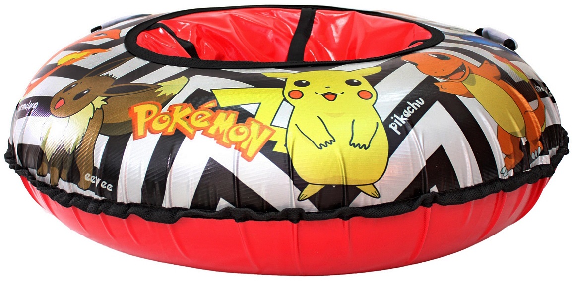 Санки надувные Тюбинг POKEMON Raichu, диаметр 87см. Санки надувные Тюбинг POKEMON Raichu, диаметр 87см.Ватрушки и ледянки<br>Санки надувные Тюбинг POKEMON Raichu, диаметр 87см.<br>