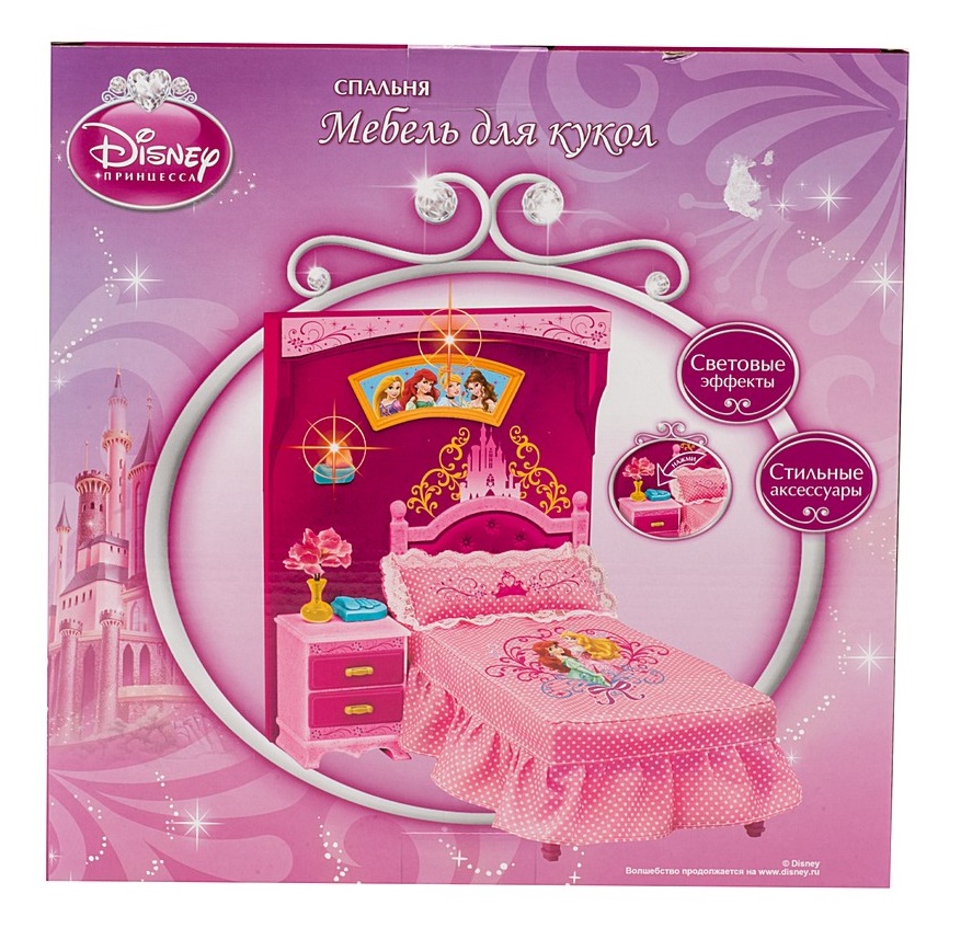 Набор мебели для кукол «Принцессы Дисней» - Спальня  