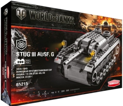 Конструктор World of Tanks Stug III Ausf. G, 299 деталей