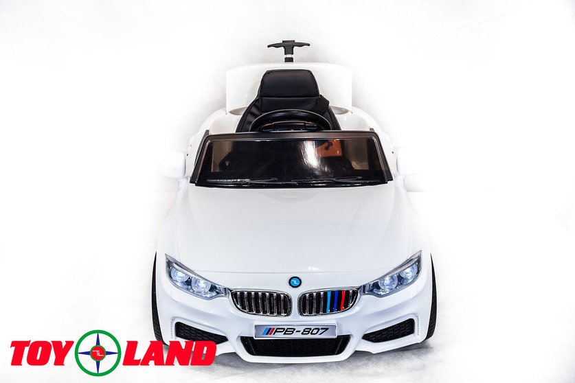 Электромобиль ToyLand BMW 3 белого цвета  