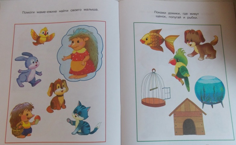 Пособие из серии «Умные Книжки» - «Задачки для ума» для детей 2-3 лет  