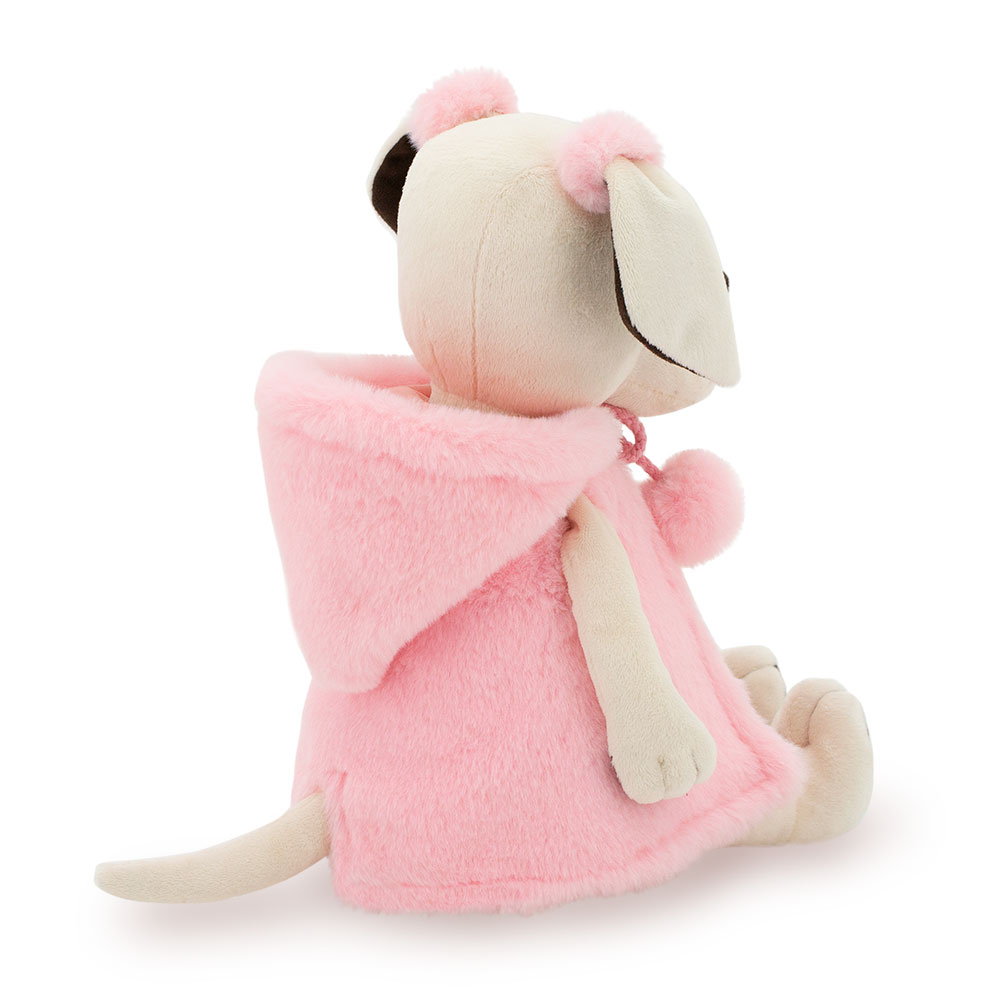 Мягкая игрушка – Собачка Лапуська: Меховой стиль, серия Life, 25 см  