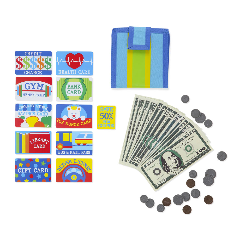 Игровой набор – Кошелек с монетами и карточками  