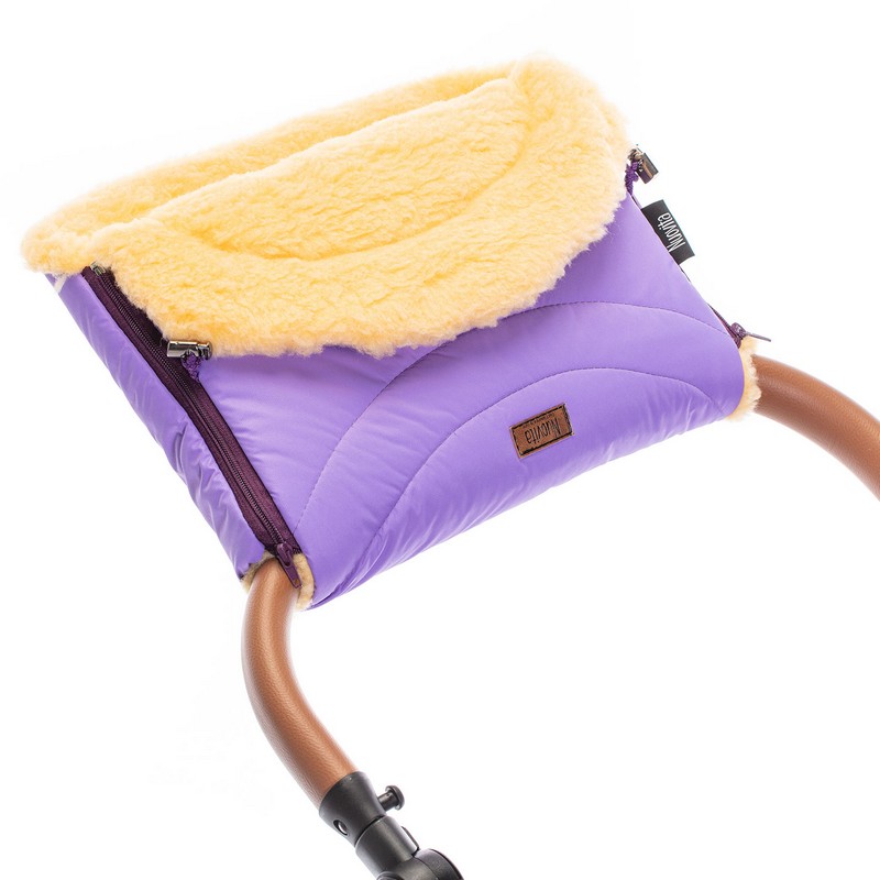 Муфта меховая для коляски Nuovita Tundra Pesco Viola/Фиолетовый  