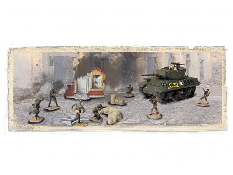 Диорама – танк М10 с набором солдат 1944 год, США, 1:72 Диорама – танк М10 с набором солдат 1944 год, США, 1:72Военная техника<br>Диорама – танк М10 с набором солдат 1944 год, США, 1:72<br>