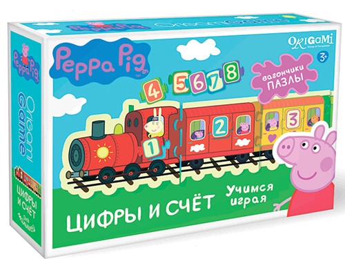 Peppa Pig. Игра настольная – Паровозик. Цифры и счет Peppa Pig. Игра настольная – Паровозик. Цифры и счетСвинка Пеппа (Peppa Pig )<br>Peppa Pig. Игра настольная – Паровозик. Цифры и счет<br>