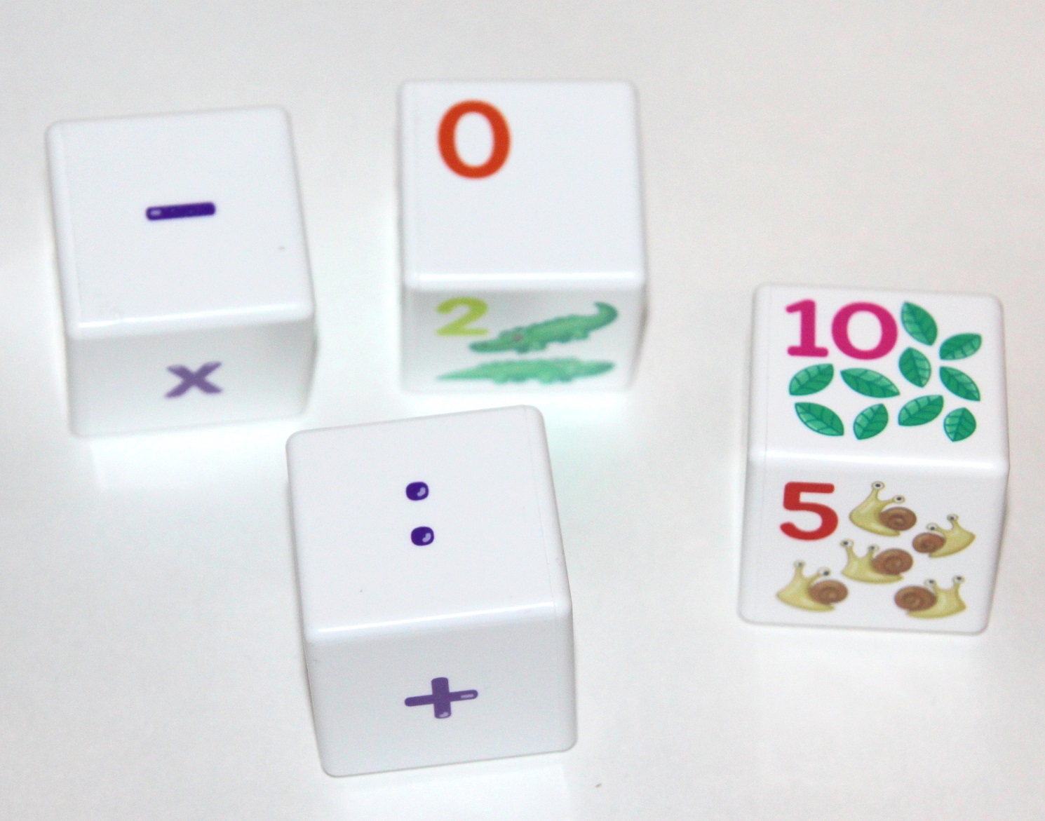 Кубики для умников – Арифметика, 12 шт. без обклейки  