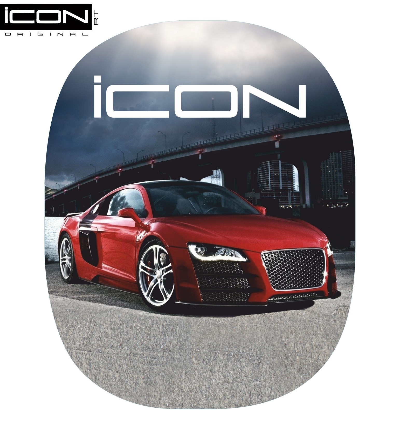 Детский трехколесный велосипед ICON 2 RT original white pearl car