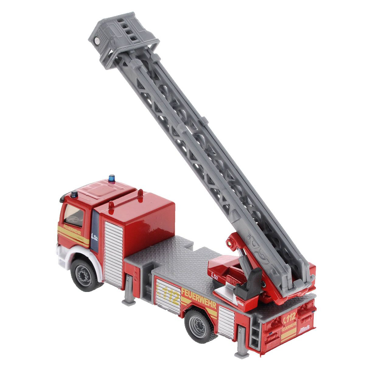 Игрушечная модель - Пожарная машина с лестницей, 1:87  