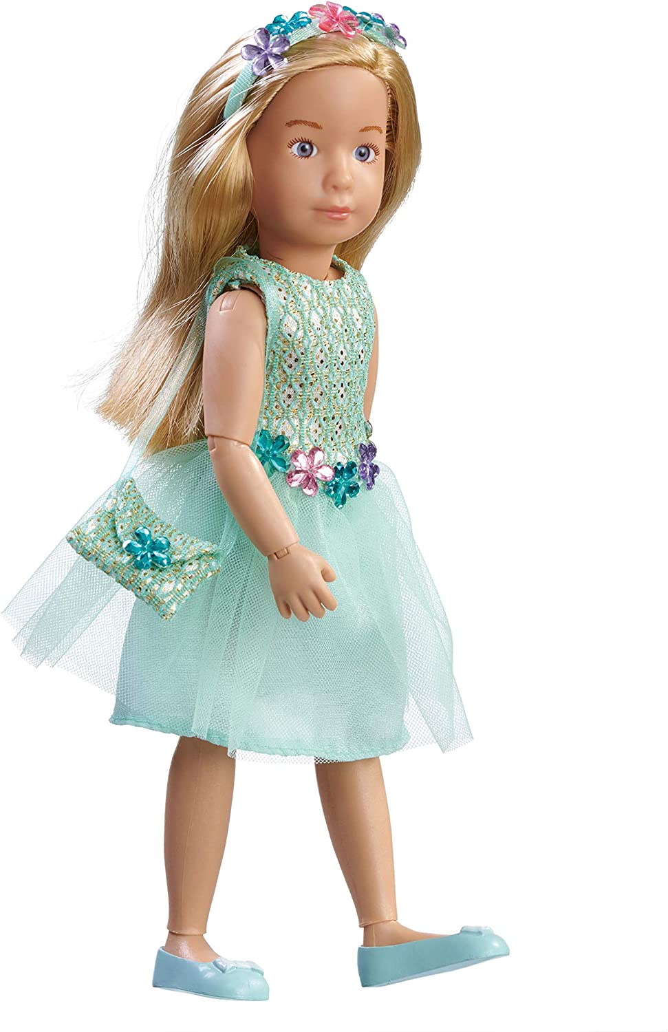 Кукла – Вера в нарядном платье для вечеринки, 23 см  