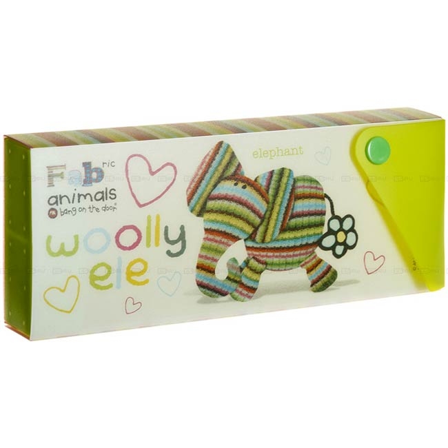Пенал пластиковый с выдвижным отделением Fabric Animals Elephant