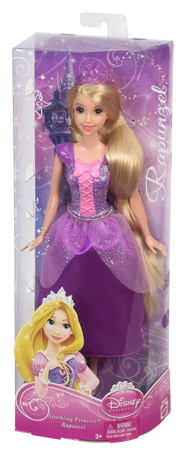 Кукла Рапунцель в сверкающем наряде серии Принцесса Диснея  