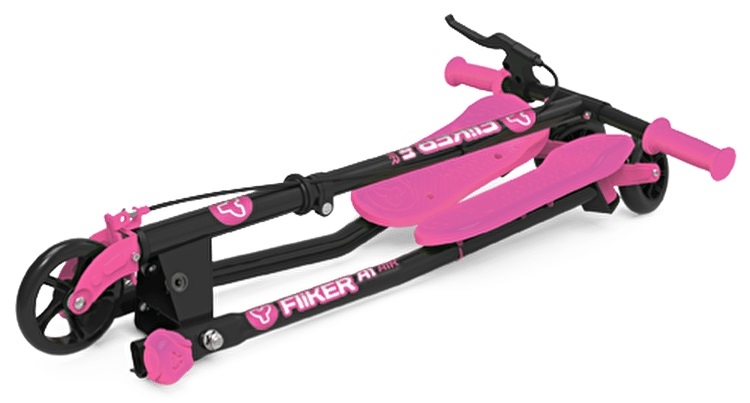 Самокат инерционный YVolution Fliker Air A3, цвет – розовый  