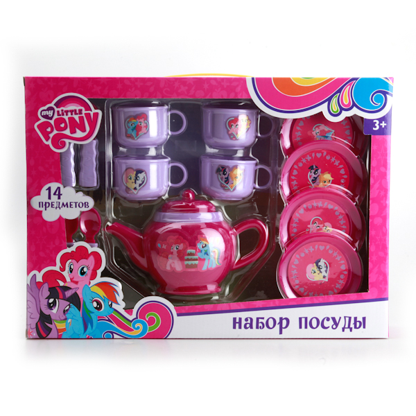 Набор посуды My little Pony Набор посуды My little PonyАксессуары и техника для детской кухни<br>Набор посуды My little Pony<br>