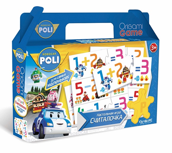 Robocar. Игра настольная. Считалочка Robocar. Игра настольная. СчиталочкаДля самых маленьких<br>Robocar. Игра настольная. Считалочка<br>