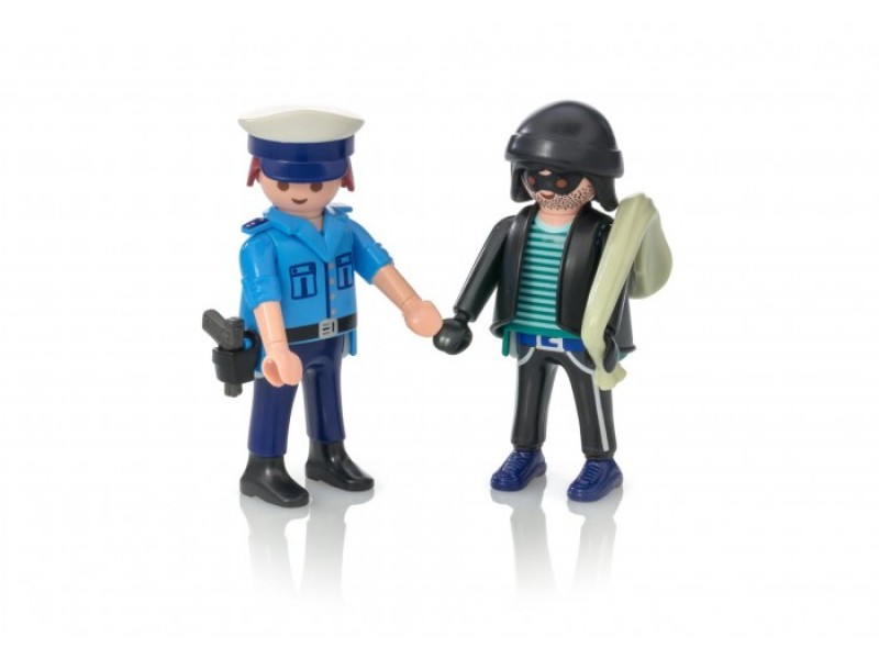 Игровой набор ДУО: Полицейский и грабитель  