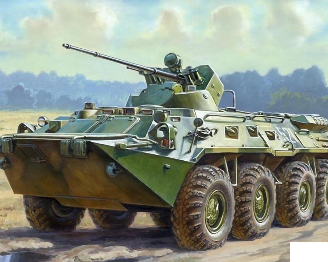 Модель для склеивания - Советский БТР-80А Модель для склеивания - Советский БТР-80АМодели автомобилей для склеивания<br>Модель для склеивания - Советский БТР-80А<br>