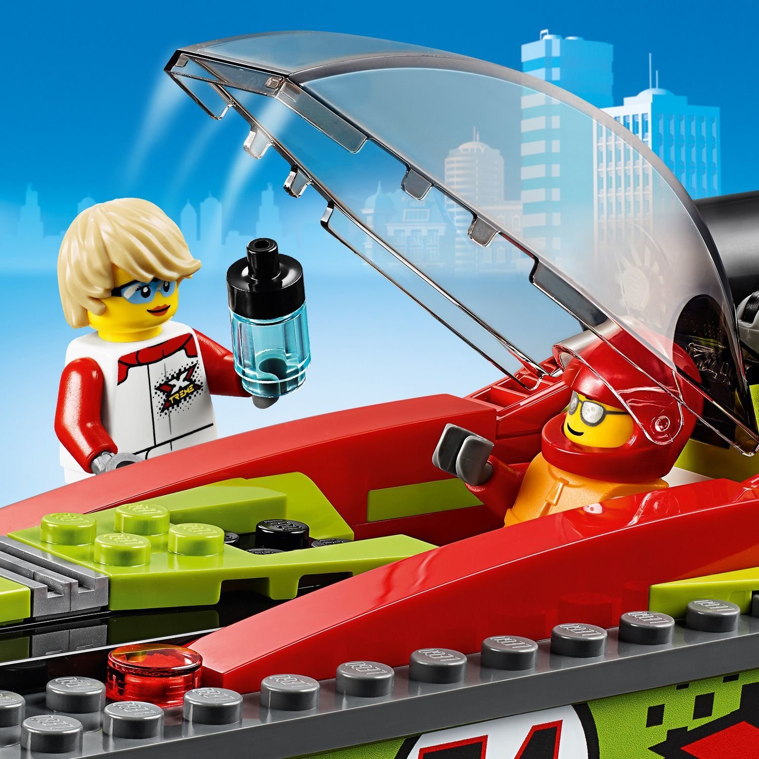 Конструктор Lego City Great Vehicles Транспортировщик скоростных катеров  