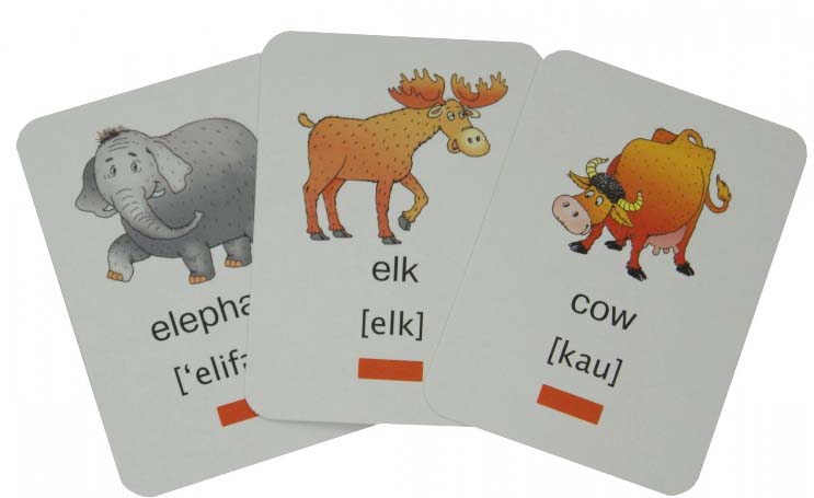 Набор карточек - 100 первых английских слов. Природа  