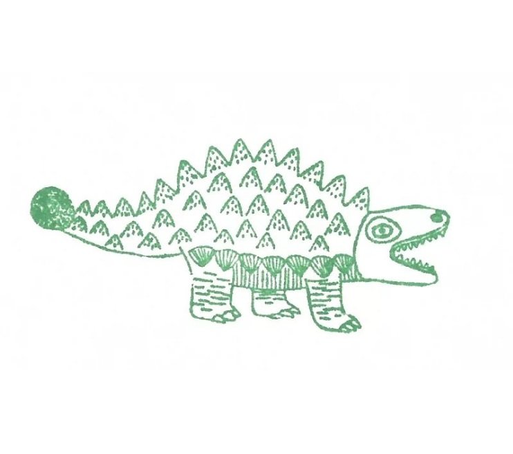 Набор штампов - Динозавры  