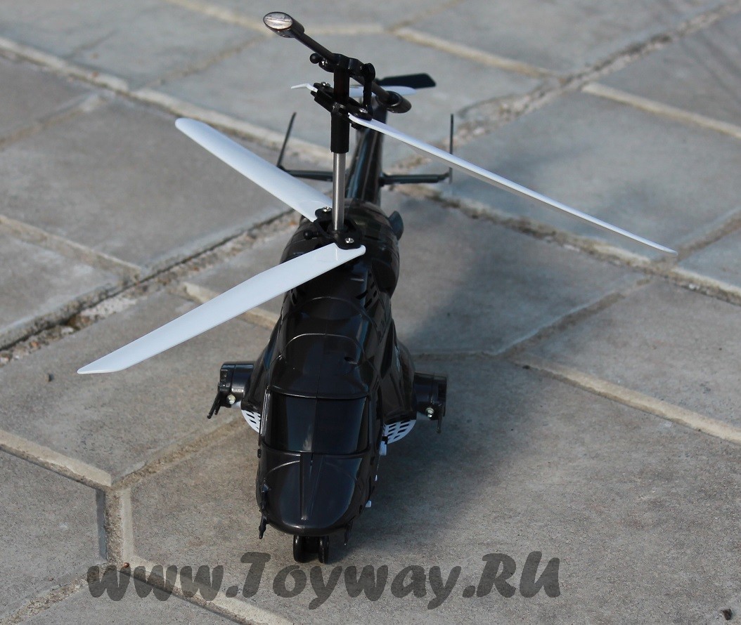 Радиоуправляемый трёхканальный игрушечный вертолёт Fire Wolf, 31 см.  