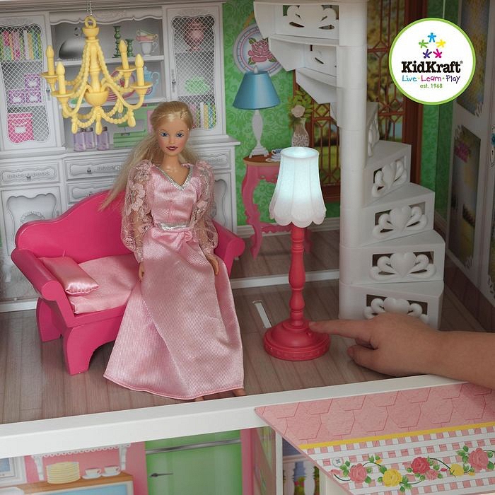 Деревянный дом для Барби Sweet Savannah - Карамельная саванна, с мебелью  