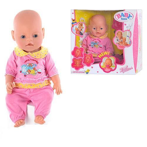 Пупс Baby Doll, пьет, писает, сосет соску Пупс Baby Doll, пьет, писает, сосет соскуПупсы<br>Пупс Baby Doll, пьет, писает, сосет соску<br>