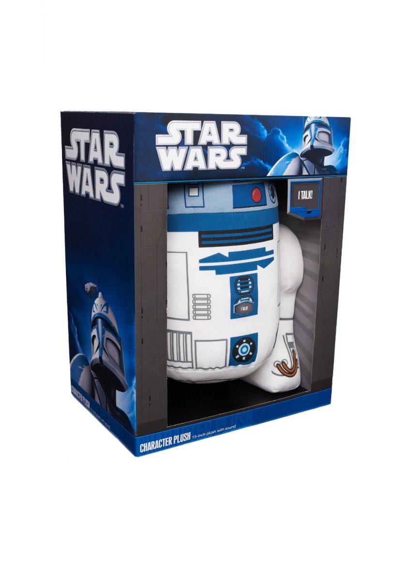 Мягкая игрушка со звуковыми эффектами - Star Wars. Р2-Д2  