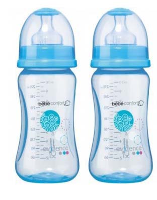 Набор из 2-х бутылочек Maternity, голубой, 270 мл 