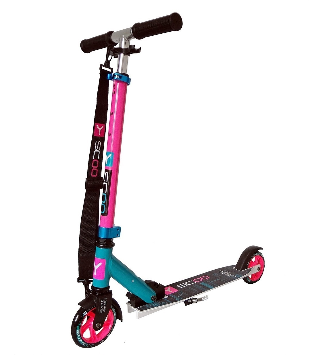 Двухколесный самокат Mini City 125 Montreal pink+light blue Y-Scoo, 4418RT Двухколесный самокат Mini City 125 Montreal pink+light blue Y-Scoo, 4418RTДвухколесные самокаты<br>Двухколесный самокат Mini City 125 Montreal pink+light blue Y-Scoo, 4418RT<br>