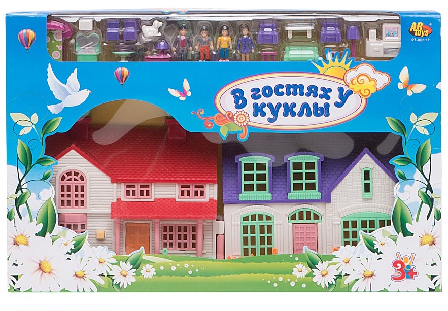 Кукольный домик «В гостях у куклы» Кукольный домик «В гостях у куклы»Кукольные домики<br>Кукольный домик «В гостях у куклы»<br>