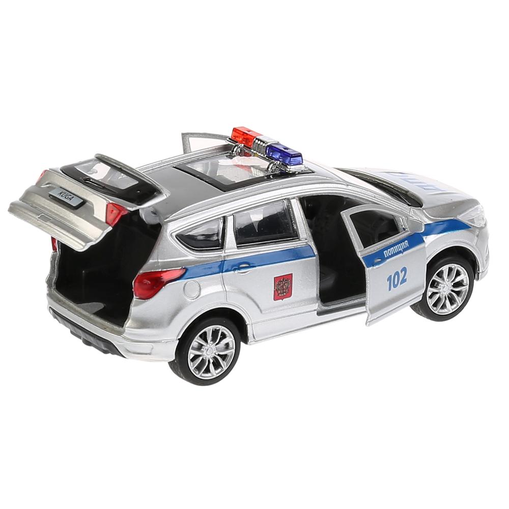 Машина металлическая Ford Kuga Полиция 12 см., открываются двери, инерционная  