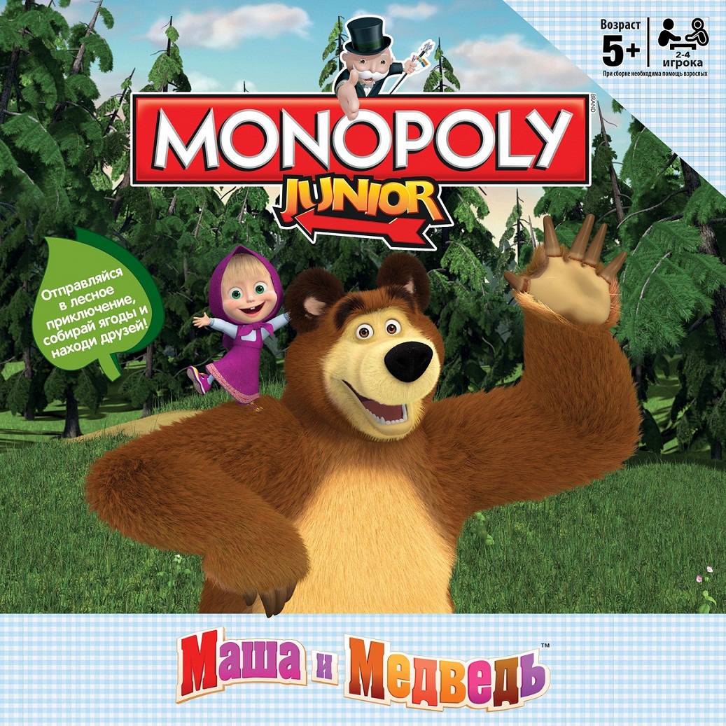 Игра настольная Монополия - Маша и Медведь  