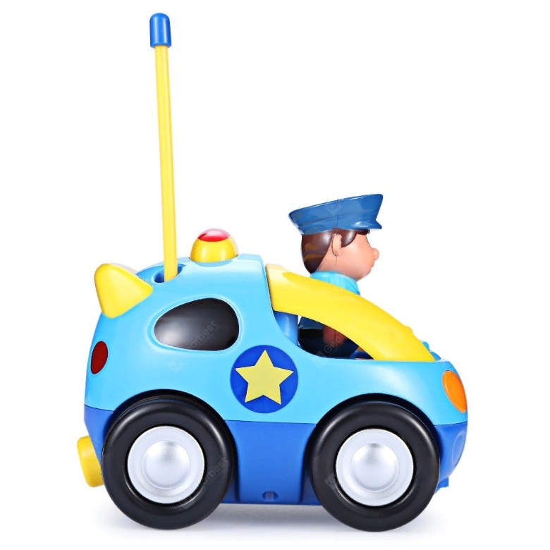Радиоуправляемая игрушка - Полицейская машина, 2 канала, свет, музыка  