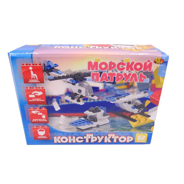 Конструктор - Морской патруль, 62 детали Конструктор - Морской патруль, 62 деталиКонструкторы других производителей<br>Конструктор - Морской патруль, 62 детали<br>
