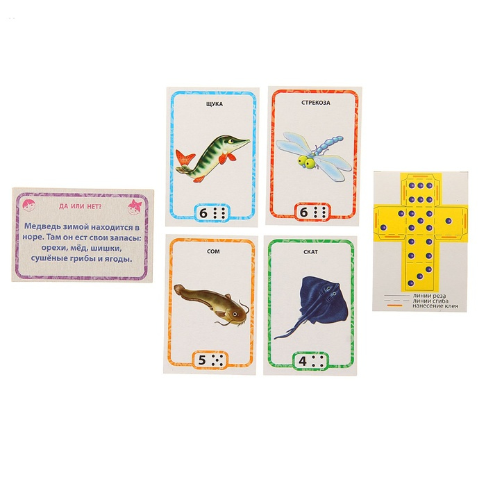 Игра настольная - Животные из серии Игры с карточками  
