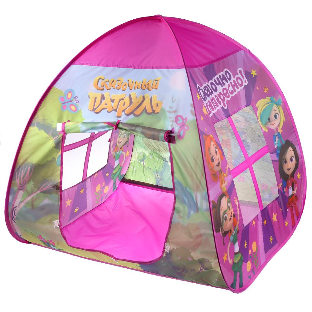 Палатка детская игровая - Сказочный патруль с тоннелем  