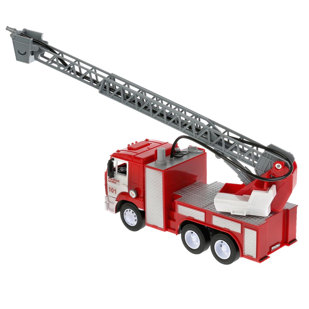 Пожарная машина Камаз, инерционная, 26 см, свет и звук  