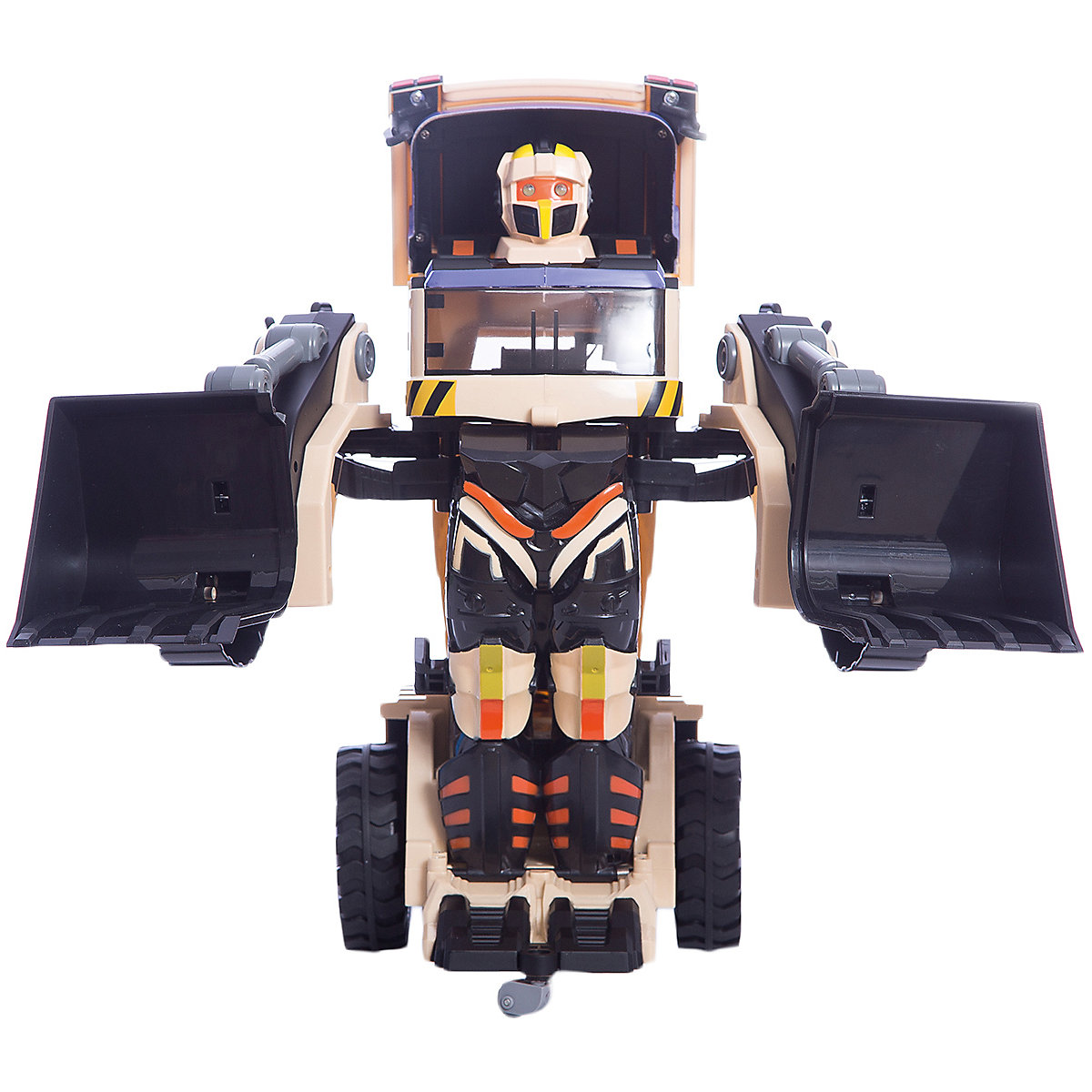 Робот на радиоуправлении, трансформируется в экскаватор, со светом и звуком, 38 см  