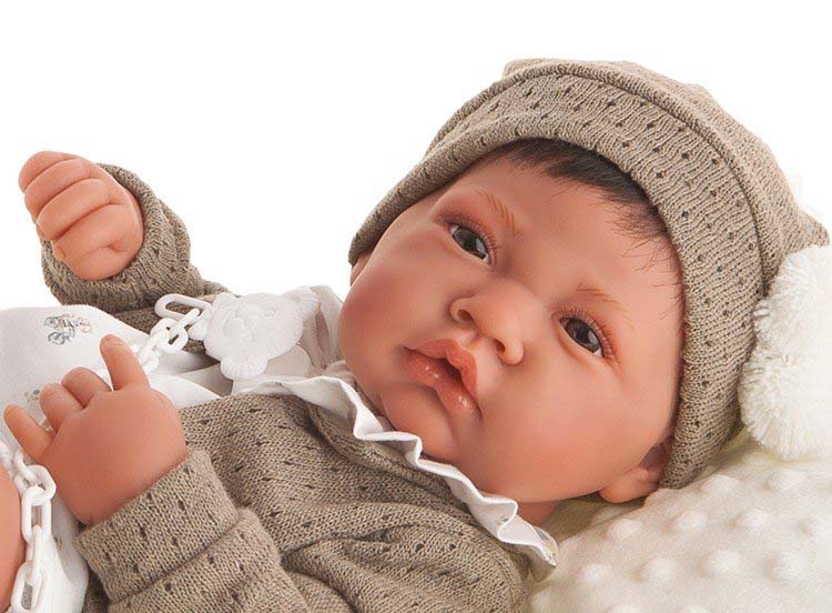 Кукла-младенец – Белен в белом, 42 см  