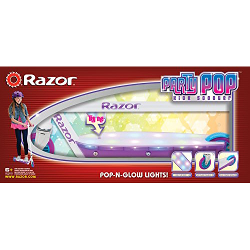 Самокат RAZOR Party Pop, фиолетовый, 084109 