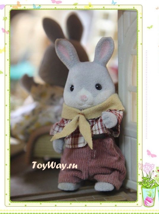 Sylvanian Families - Семья Серых Кроликов  