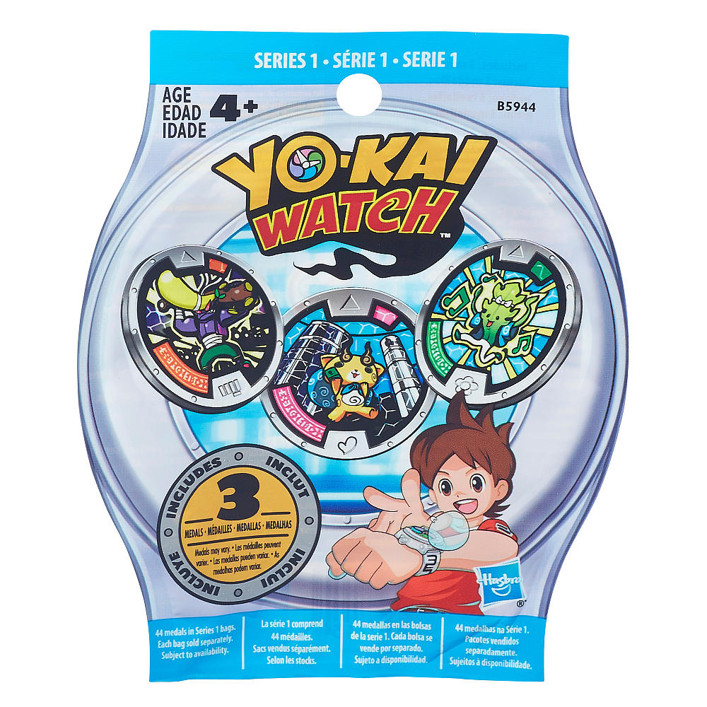 Набор 3 медалей из серии Yokai Watch Набор 3 медалей из серии Yokai WatchЙо-Кай Вотч (Yokai Watch)<br>Набор 3 медалей из серии Yokai Watch<br>