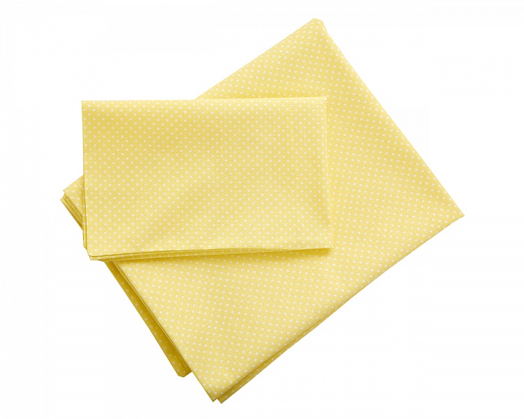 Набор постельного белья для новорожденного – ZigZag, 5 предметов, yellow  